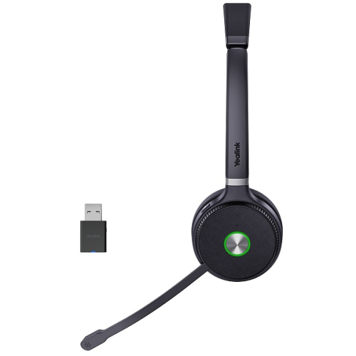 YEALINK WH62 Dual Portable UC Дуо, Беспроводная, HD звук, 120м DECT, Шумоподав, USB-адаптер