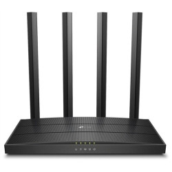 TP-Link Archer C6, AC1200 Двухдиапазонный Wi Fi роутер, до 300 Мбит/с на 2,4 ГГц + до 867 Мбит/с на 5 ГГц, 4 антенны, 1 гигабитный порт WAN + 4 гигабитных порта LAN