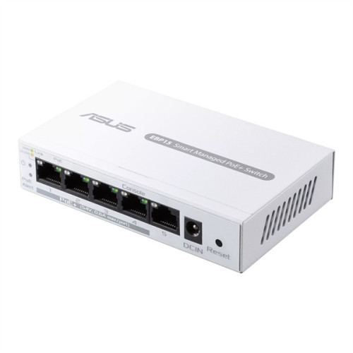 ASUS EBP15//5-Port GbE Smart Managed PoE+ Switch