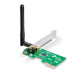 TP-Link TL-WN781ND, N150 Wi-Fi адаптер PCI Express, до 150 Мбит/с на 2,4 ГГц, 1 внешняя антенна с высоким коэффициентом усиления