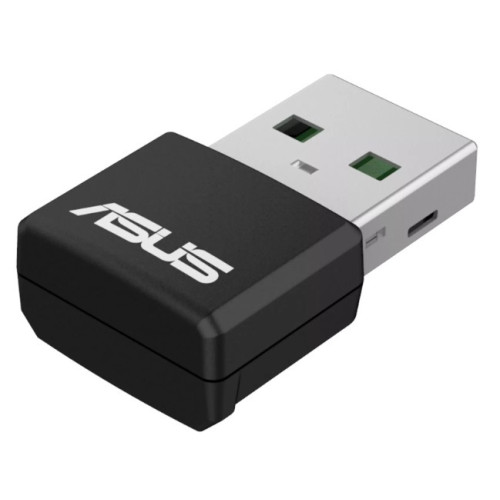 ASUS USB-AX55 NANO // WI-FI 802.11ax/ac/a/g/n, 400 + 867 Mbps USB 3.0 Adapter + 2 antenna ; 90IG06X0-MO0B00