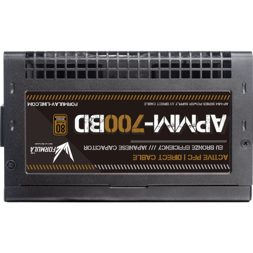 Formula V Line APMM-700BD, 700W, ATX3.1/PCIe5.1, APFC, 80+ Bronze, 12cm Fan