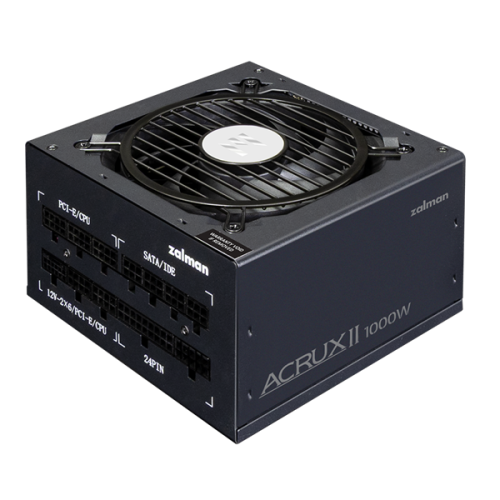 Zalman ZM1000-ARX2, 1000W, ATX12V v3.1, APFC, 12cm Fan, 80+ Platinum Gen5.1, Full Modular, Retail