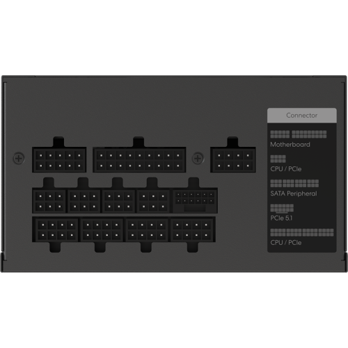 Formula V Line FV-1200PM, 1200W, ATX3.1/PCIe5.1, APFC, 80+ Platinum, 12cm Fan, Full Modular