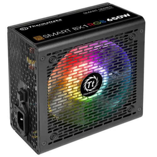 Thermaltake Smart BX1 RGB (PS-SPR-0650NHSABE-1), 650W, APFC, 80+ Bronze, non-modular