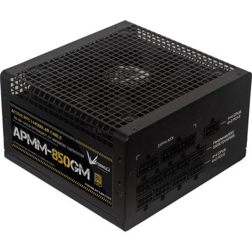 Formula V Line APMM-850GM, 850W, ATX3.1/PCIe5.1, APFC, 80+ Gold, 12cm Fan, Full Modular