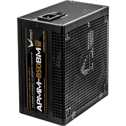 Formula V Line APMM-850BM, 850W, ATX3.1/PCIe5.1, APFC, 80+ Bronze, 12cm Fan, Full Modular