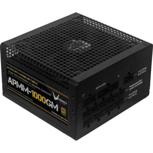 Formula V Line APMM-1000GM, 1000W, ATX3.1/PCIe5.1, APFC, 80+ Gold, 12cm Fan, Full Modular