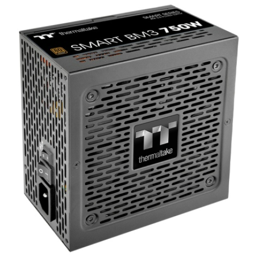 Thermaltake Smart BM3 750W, ATX 3.0, PCIe Gen 5.0, APFC, 12cm Fan, 80+ Bronze, Semi Modular, Retail