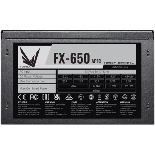 Formula V Line FX-650, 650W, APFC, 12cm Fan