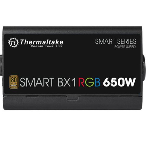 Thermaltake Smart BX1 RGB (PS-SPR-0650NHSABE-1), 650W, APFC, 80+ Bronze, non-modular
