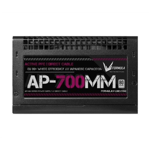 Formula V Line AP-700MM, 700W, APFC, 80+, 12cm Fan