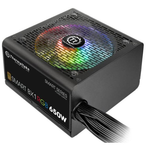 Thermaltake Smart BX1 RGB (PS-SPR-0650NHSABE-1), 650W, APFC, 80+ Bronze, non-modular