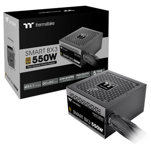 Thermaltake Smart BX3 550W, ATX 3.1, APFC, 12cm Fan, 80+ Bronze, Non Modular, Retail