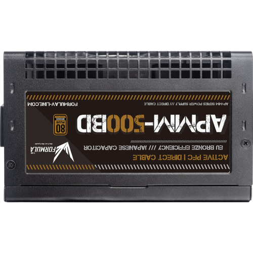 Formula V Line APMM-500BD, 500W, ATX3.1/PCIe5.1, APFC, 80+ Bronze, 12cm Fan