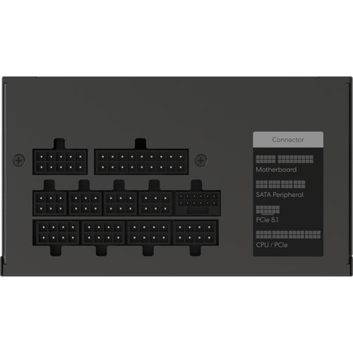 Formula V Line FV-1200GM, 1200W, ATX3.1/PCIe5.1, APFC, 80+ Gold, 12cm Fan, Full Modular
