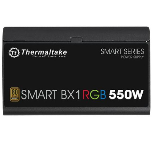 Thermaltake Smart BX1 RGB (PS-SPR-0550NHSABE-1), 550W, APFC, 80+ Bronze, non-modular