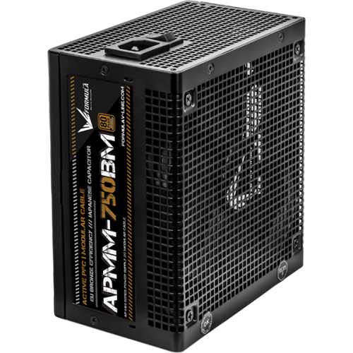 Formula V Line APMM-750BM, 750W, ATX3.1/PCIe5.1, APFC, 80+ Bronze, 12cm Fan, Full Modular