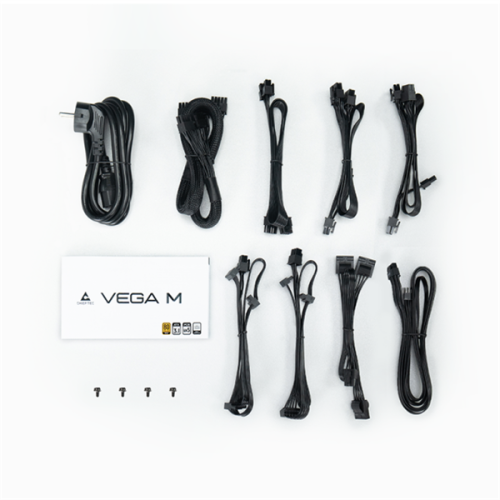 Chieftec Vega M PPG-750-C (ATX 3.1, 750W, 80 PLUS GOLD, Active PFC, 135mm fan, Gen5 PCIe, Full Cable Management) Retail