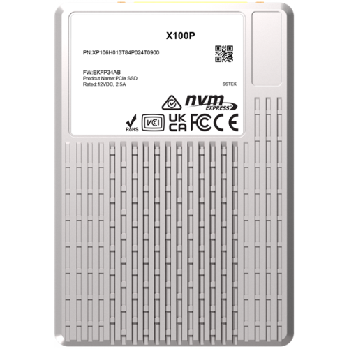 PHISON SSD X100P 1920GB NVMe U.3 (15mm) PCIe NVMe Gen4 1x4 R7400/W6900MB/s 3D TLC 1750K/190K IOPS 1DWPD single port  SSD Enterprise Solid State Drive, 1 year, OEM