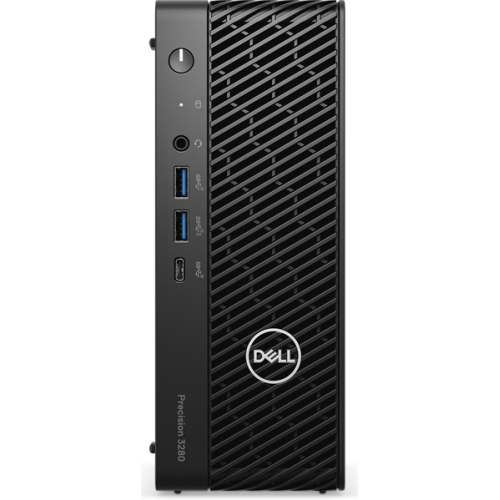 Dell Precision 3280 Compact Workstation Core i9-14900 (2,0GHz) 64GB (2x32GB) DDR5 5600, 1Tb SSD, Nvidia RTX A2000 Ada, 16GB GDDR6, 280W, No Optical Drive, No WiFi, Linux Ubuntu,  1YW