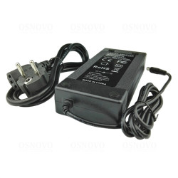 OSNOVO PS-48120 Блок питания (сетевой адаптер) DC48V, 2,5A (120Вт макс.). Диапазон входных напряжений: AC100-240V. Штекер 2.1x5.5мм. Размеры (ШхВхГ): 173x34x72мм. Рабочая температура: -10...+70гр. С.