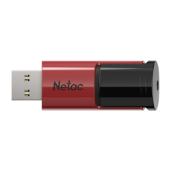 Netac U182 Red 64GB USB3.0 Flash Drive, retractable