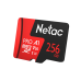 Netac P500 Extreme PRO 256GB MicroSDXC V30/A1/C10 up to 100MB/s, retail pack card only Netac P500 Extreme PRO 256GB MicroSDXC V30/A1/C10 up to 100MB/s, retail pack card only