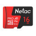 Netac P500 Extreme PRO 16GB MicroSDHC V10/U1/C10 up to 100MB/s, retail pack card only