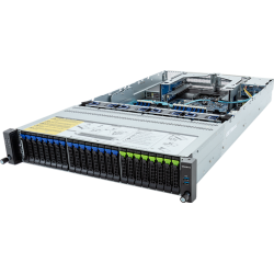 Gigabyte Server Platform R283-S98 / 2U / 2xIntel (Gen 4/5) / 2xHS / 32xDIMM / 8xSFF NVMe/SATA/SAS + 16xSFF SATA/SAS + 2xSFFSATA/SAS / 2x1GbE / 2xOCP 3.0 / 4xFHHL / 2x2000W / Rails