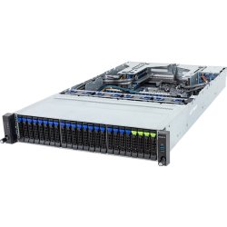 Gigabyte Server Platform R283-S92 / 2U / 2xIntel (Gen 4/5) / 2xHS / 32xDIMM / 4xSFF NVMe/SATA/SAS + 20xSFF SATA/SAS + 2xSFFSATA/SAS / 2x1GbE / 2xOCP 3.0 / 6xFHHL + 2xLP / 2x2000W / Rails