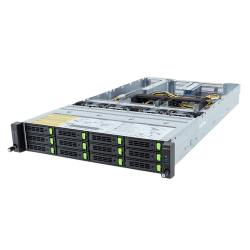 Gigabyte Server Platform R283-SF0 / 2U / 2xIntel (Gen4/5) / 2xHS / 32xDIMM / 12xLFF NVMe/SAS/SATA / 4xGPUs DS / 1xOCP 3.0 / 1xFHHL / 2x2700W / Rails / 1Y