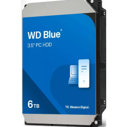Western Digital HDD SATA-III  6Tb Blue WD60EZAX, 5400rpm, 256MB  buffer, 1 year