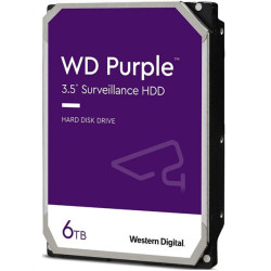 Western Digital HDD SATA-III  6Tb Purple WD63PURZ, IntelliPower, 256MB buffer (DV-Digital Video), 1 year