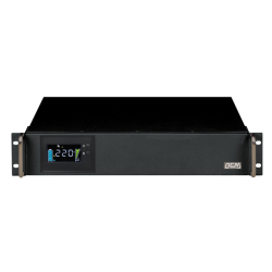 Powercom King Pro RM, Line-Interactive, 1500VA/1200W, Rack mount 2U, 6*IEC320-C13 (2 surge & 4 batt), Serial+USB, SmartSlot, LCD, black (1152600)