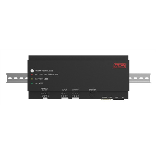 Powercom DRU 500VA/300W, DIN Rail, 230V, RS-232, 2 year warranty (1114005)