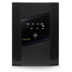 SMARTWATT ИБП линейно-интерактивный, мощность 1000/600 ВА/Вт, напольный, LED индикация, Shuko CEE7/4 - 2 шт. , IEC C13 - 3 шт.