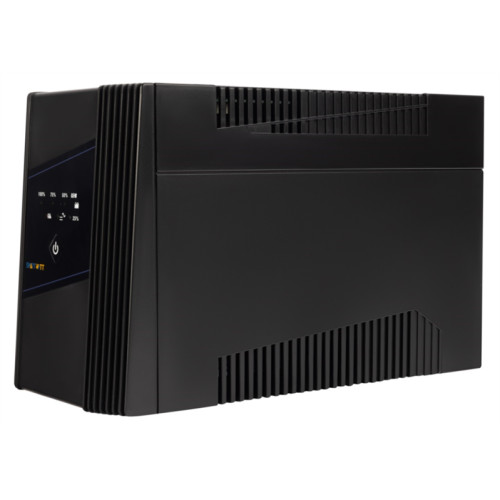 SMARTWATT ИБП линейно-интерактивный, мощность 1000/600 ВА/Вт, напольный, LED индикация, Shuko CEE7/4 - 2 шт. , IEC C13 - 3 шт.