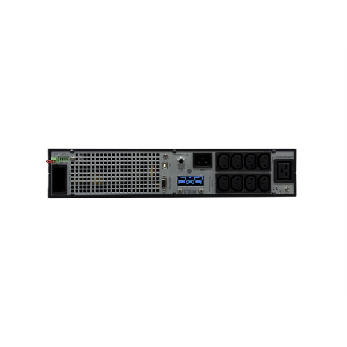 Systeme Electric Smart-Save Online SRT, 3000VA/3000W, On-Line, Extended-run, Rack 2U(Tower convertible), LCD, Out: 8xC13+1xC19, SNMP Intelligent Slot, USB, RS-232, Dry contact