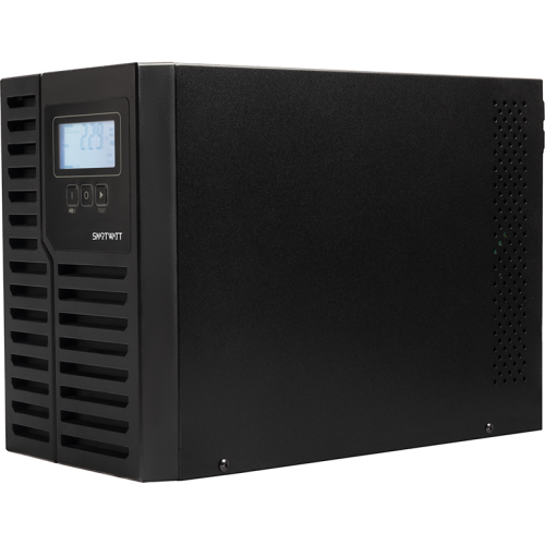 SMARTWATT ИБП Онлайн, мощность 1000/900 ВА/Вт, напольный, LCD дисплей, управляемые розетки, Shuko CEE7/4 - 1 шт. , IEC13 - 4 шт., встроенные АКБ