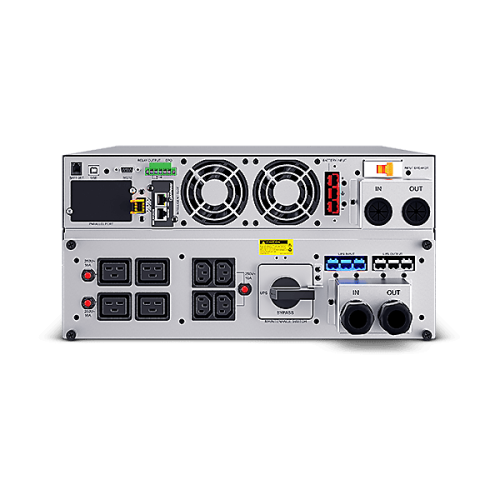 Сайбер Электро ЭКСПЕРТ-II-6000Р Онлайн, Стойка/Напольный 6000ВА/6000Вт. USB/RS-232/SNMP Slot/EPO/Relay/ByPass (4 IEC С13);(4) C19; Клеммная колодка (1) (12В /7Ач. х 16 MHB) 4U