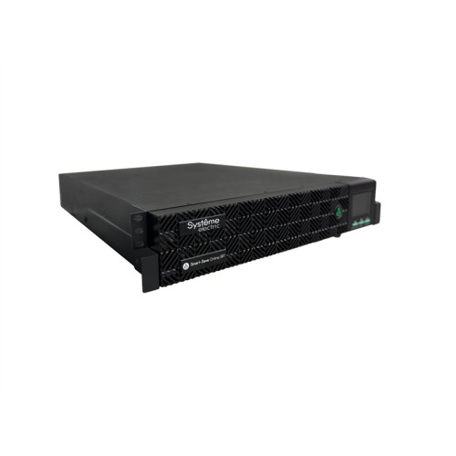 Systeme Electric Smart-Save Online SRT, 3000VA/3000W, On-Line, Extended-run, Rack 2U(Tower convertible), LCD, Out: 8xC13+1xC19, SNMP Intelligent Slot, USB, RS-232, Dry contact