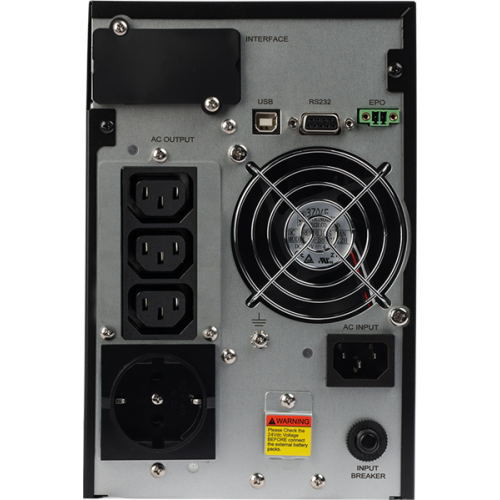 SMARTWATT ИБП Онлайн, мощность 1000/900 ВА/Вт, напольный, LCD дисплей, управляемые розетки, Shuko CEE7/4 - 1 шт. , IEC13 - 4 шт., встроенные АКБ