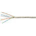 Cabeus UTP-4P-Cat.6-SOLID-LSZH-GY Кабель витая пара UTP (U/UTP), категория 6, 4 пары (23 AWG), одножильный, LSZH нг(А)-HF, серый (305 м)