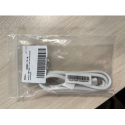 Кабель Type-C/Type-C, 3А, 60Вт, PD/QC3.0, медь, 1м, белый