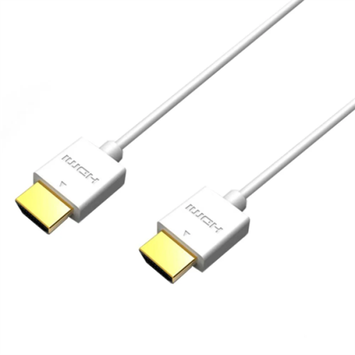 LAZSO WH-511(2m) Миниатюрный кабель для передачи сигналов HDMI 1.4, максимальное разрешение 4Кх2К. Круглое сечение. Тип разъёмов А-А ( вилка-вилка), 19 pin, позолоченные контакты. Сечение жил 36AWG, т