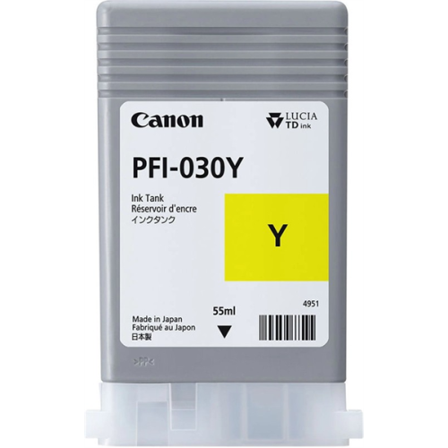 Canon PFI-030Y желтый для imagePROGRAF TA-20, TA-30, TM-240, TM-340 (55мл)