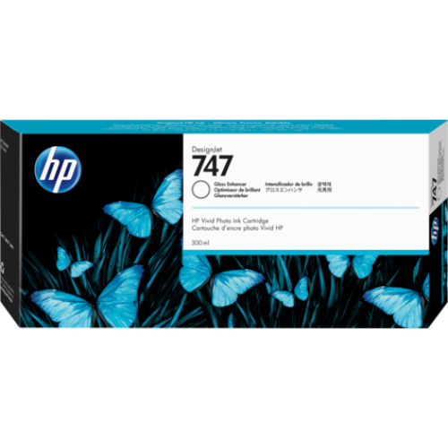 Cartridge HP 747 для HP DesignJet Z9+ , усилитель глянца, 300 мл
