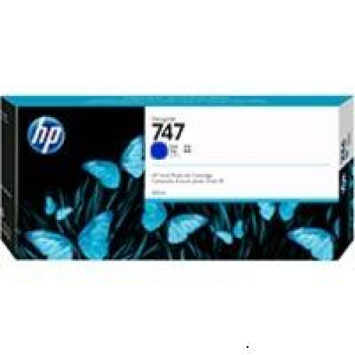 Cartridge HP 747 для HP DesignJet Z9+ , хроматический голубой, 300 мл