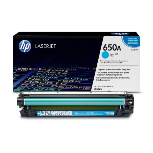 Cartridge HP 650A для LJ CP5520/5525, голубой (15 000 стр.)
